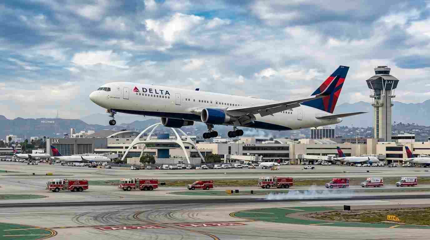 delta flight dl275 diverted lax